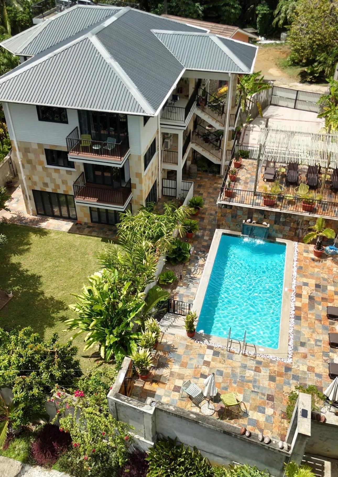 Lodoicea Apartments Bel Ombre Ngoại thất bức ảnh